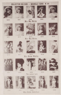25 portraits of Miss May Marton, Norma Whalley, the Levy sisters and Birdie Sutherland, Collection