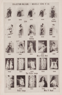 25 portraits of Litié, Saulnay, singer Clara Butt, The Tiller Troupe and Miss V. Royal, Collection