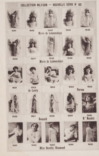 25 portraits of Marie de Labounskaya, De Lointy, Verena, Renauld, Rose Nesbitt and Dorothy Hammond,