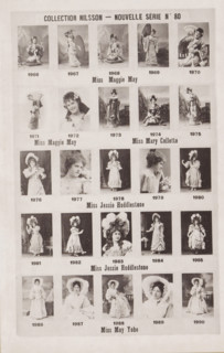 25 portraits of Maggie May, Mary Collette, Jessie Huddlestone and May Yohe, Collection Nilsson -