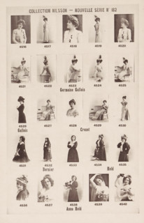 25 portraits of Germaine Gallois, Crozet, Bernier and Anna Held, Collection Nilsson - Nouvelle