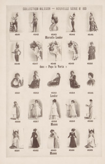 25 portraits of Marcelle Lender and Manon, Collection Nilsson - Nouvelle Série, page,