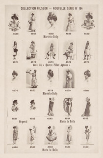 25 portraits of Mariette-Sully, Orgeval and Maria la Bella, Collection Nilsson - Nouvelle Série,