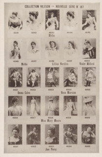 25 portraits of Melba, Lillian Nordica, Violet Millard, Emma Calvé, Rosa Marston, Mary Moore and
