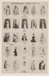 25 portraits of Aïno Ackté, Mégard, Bréval and Mac-Master, Collection Nilsson - Nouvelle Série,