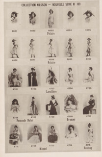 25 portraits of Polaire, Eve Lavallière, Fernande Dulac, Grancey, Manuel and Saulnay, Collection