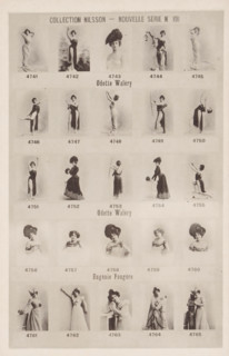 25 portraits of Odette Waléry and Eugénie Fougère, Collection Nilsson - Nouvelle Série, page,