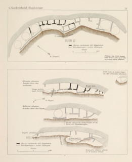 Klippboning 12 i västra branten af Wetherills Mesa (…), View of the ruins of a cliff dwelling in