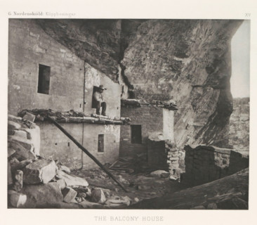 The Balcony House, Balcony House in Mesa Verde National Park with a man in a frame, page,