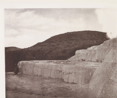 Part of the Pink Terraces along Lake Rotomahana, page, photomechanical print, photographer: Daniel