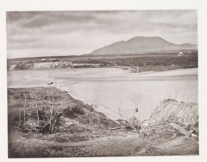 View of Lake Taupo, page, photomechanical print, photographer: Daniel Louis Mundy, New Zealand,
