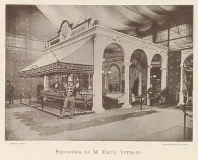 Exposition de M. Emile Anthony, Expositie van de goudsmid Emile Anthony tijdens de