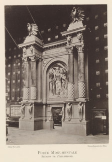 Porte Monumentale Section de l'Allemagne, Gate in an exhibition of German objects during the world