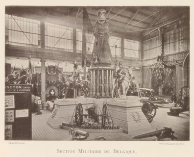 Exhibition of Belgian weapons during the World Exhibition in Antwerp, Section Militaire de