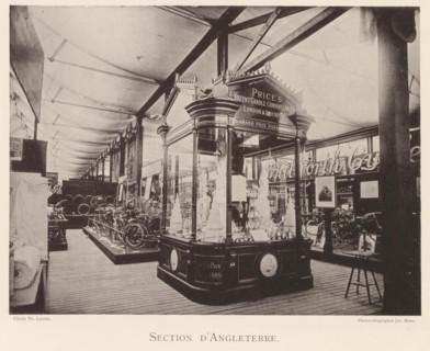 Section d'Angleterre, Exhibition of British objects during the World Exhibition in Antwerp, page,
