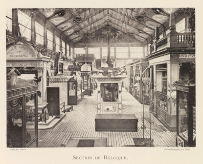 Section de Belgique, Expositie van Belgische beelden tijdens de wereldtentoonstelling te Antwerpen,