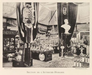 Exhibition of Austro-Hungarian ceramics during the world exhibition in Antwerp, Section de