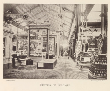 Section de Belgique, Expositie van Belgische beelden tijdens de wereldtentoonstelling te Antwerpen,