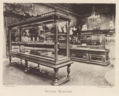 Exhibition of ship models during the World Exhibition in Antwerp, Section Maritime, page,