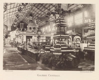 Interior of the central hall of the world exhibition in Antwerp, Galerie Centrale, page,