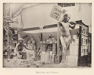 Sculptures in the Congolese part of the world exhibition in Antwerp, Section du Congo, page,