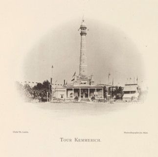 Tour Kemmerich, Exterior of the Kemmerich meat extract pavilion at the World Exhibition in Antwerp,