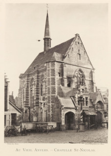 Au vieil Anvers - Chapelle St-Nicolas, Exterior of the Sint-Niklaas Chapel in Antwerp, page,