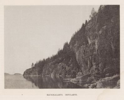 Rocks by a water, Haukkalahti. impilahti, page, photomechanical print, photographer: Impi Backman,