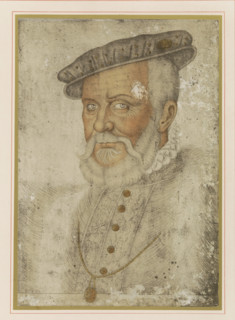 Portrait de Anne de Montmorency dessin appartenant au Musée de Limoges, Photo reproduction of a
