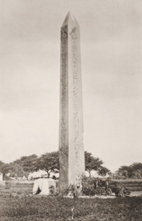 The obelisk at Heliopolis and Pompey's pillar at Alexandria, page, photomechanical print, number: