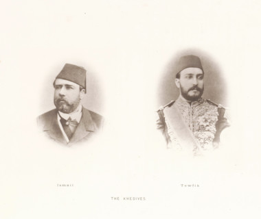 The Khedives, page, photomechanical print, clichémaker: Harroun & Bierstadt (possibly), New York