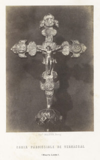 Parochial cross from Vernassal, Croix paroissiale de Vernassal, photograph, page, number: 'PL. 6.',