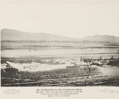 Extension of a portion of the fifth infantry regiment, in a field N. of Funglintsei, on the S.