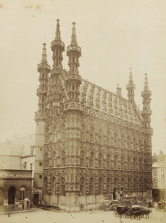 Hôtel-de-ville de Louvain, City Hall of Leuven, photograph, page, Louvain, c. 1862 - c. 1872,