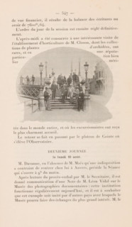 Members of the Union International de Photographie on a staircase in Liège, page, photomechanical