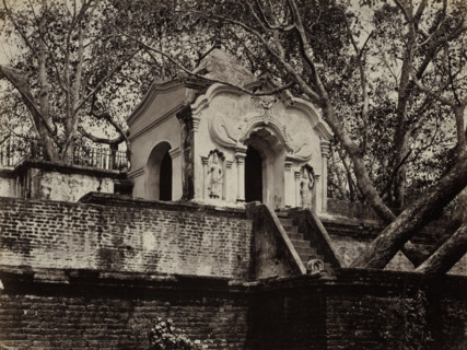 Second Flight of Steps Leading to the Sacred Bo Tree., Steps leading to the sacred bodhi tree in