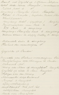 List of subjects depicted in the album (1 to 34), album page, list, Part of Album with 50 photos of