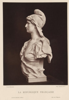 La République Française, Sculpture by Jean Gautherin, depicting a personification of the French