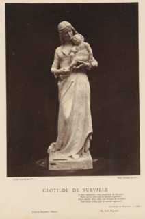 Sculpture by Jean Gautherin, depicting Clotilde de Surville, Clotilde de Surville, page,