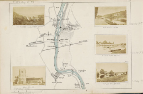 The Thames from Cleveden, View of the Thames from Cliveden estate, photograph, page, photographer: