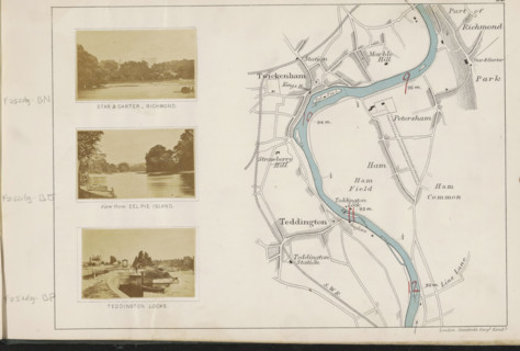 View across the Thames and the Royal Star and Garter Home in Richmond, Star and Garter, Richmond,
