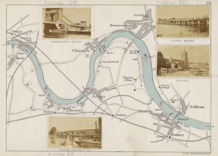View of the Putney Bridge over the Thames in London, Putney Bridge, photograph, page, photographer: