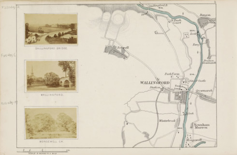 View of a bridge over the Thames at Shillingford, Shillingford bridge, photograph, page,