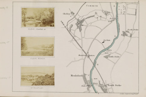 Cleve reach, View of the Thames at Cleeve, photograph, page, photographer: Henry W. Taunt,