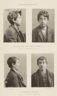 Photographe judiciair du jeune x, Photographie du même, Portraits of a juvenile criminal, made