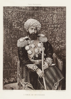 l'Emir de Bukhara, Portrait of the Emir of Bukhara, page, photomechanical print, photographer: Paul