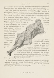 Photo reproduction of a drawing depicting a reclining man, reproduction, page, photomechanical