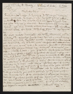 Letter to Emile Ernest Bernard, letter, Letter dated Aout-Sept 1897 in later hand., writer