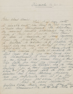 Letter to Philip Zilcken, letter, writer (clerical worker): Rose Imel, 1911 - 1930, writer
