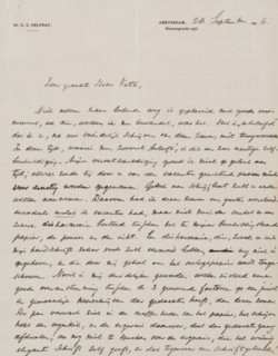 Letter to Jan Veth, letter, writer (clerical worker): CC Delprat, Amsterdam, 1916-09-28, writer